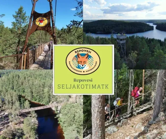Seljakotimatk Repovesi rahvusparki, Soome