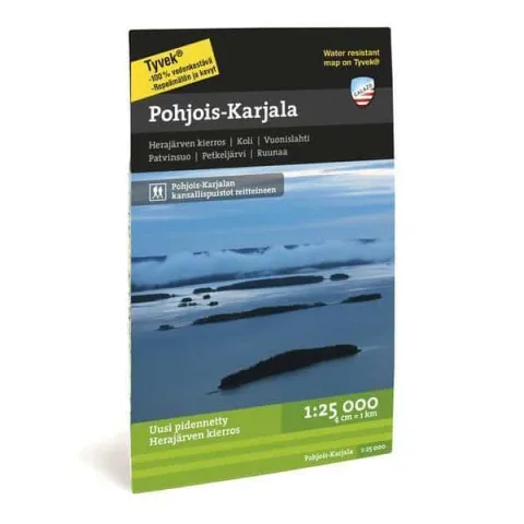 Pohjois-Karjala 1:25 000 matkakaart