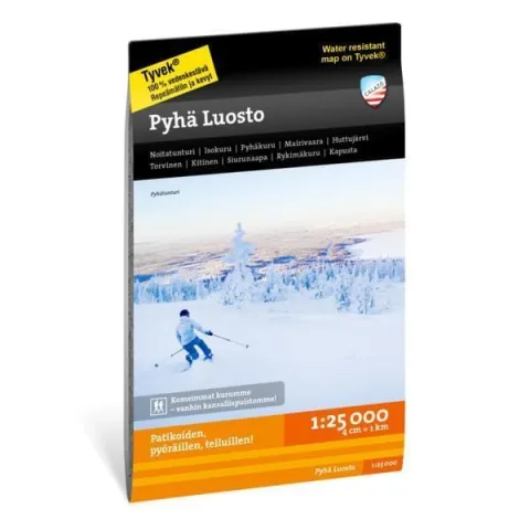 Pyhä Luosto 1:25 000 matkakaart