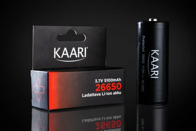 Kaari 26650 aku 5100 mAh