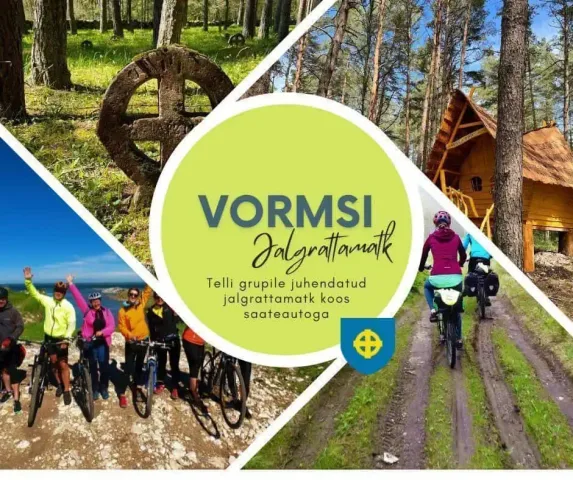 Jalgrattamatk ümber Vormsi saare koos tugiautoga
