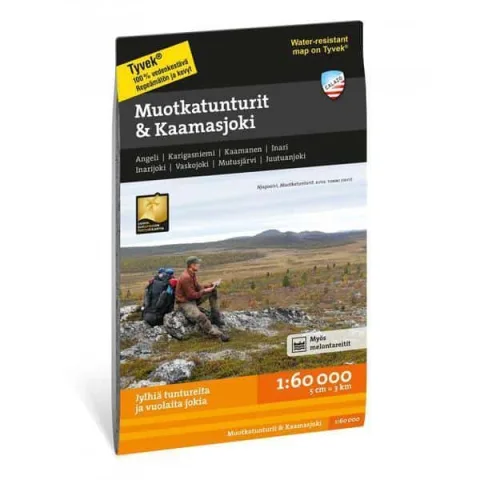 Muotkatunturit & Kaamasjoki 1:60 000 matkakaart