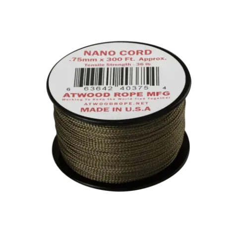 Atwood Nano Cord 300 ft, Coyote