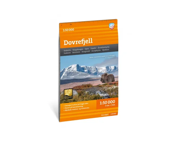 Turkart Dovrefjell 1:50 000 matkakaart