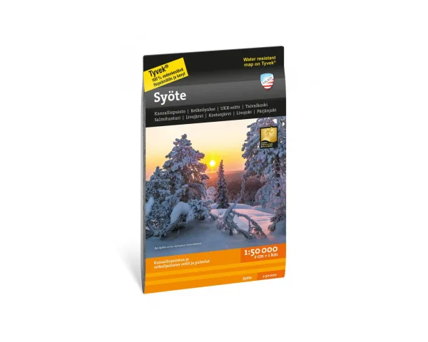 Syöte 1:50 000 matkakaart