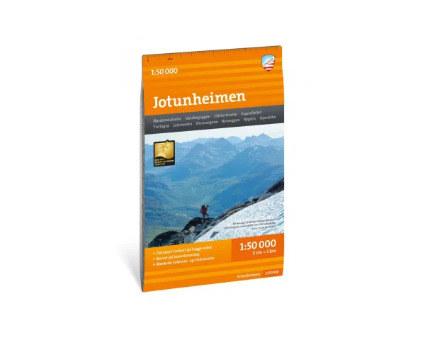 Turkart Jotunheimen 1:50 000 matkakaart