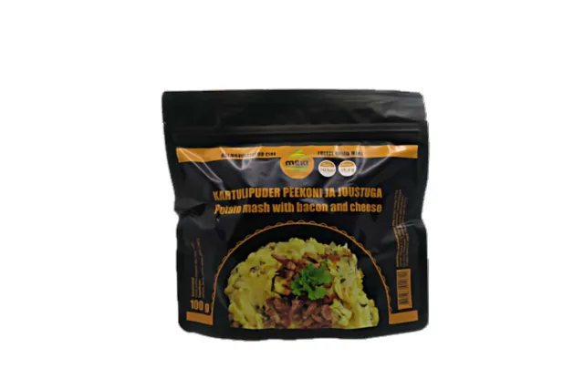 Meki kartulipuder peekoni ja juustuga 100 g