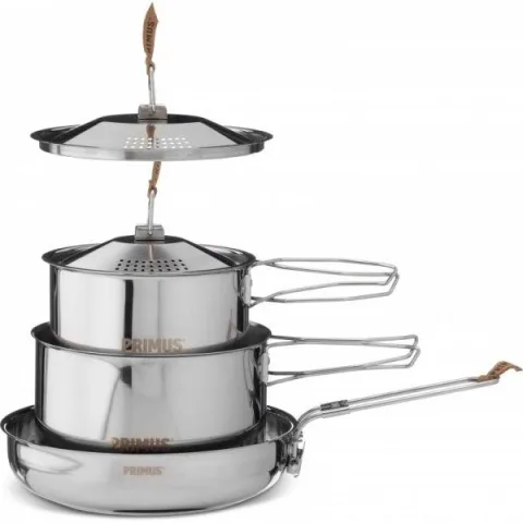Primus CampFire Cookset S/S Large keedunõude komplekt