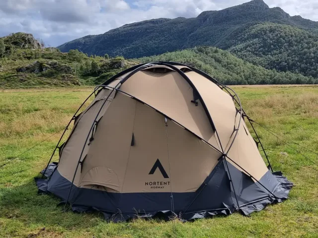 Nortent Gamme 6 PC köetav kuppeltelk, Oak Brown