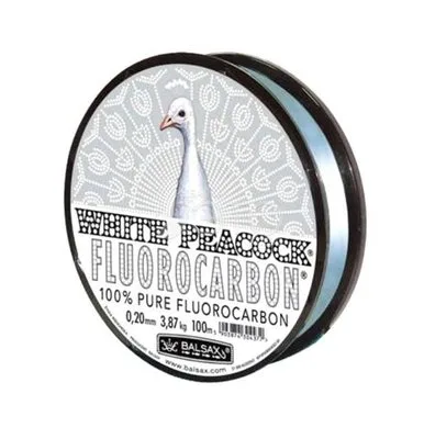 Balsax White Peacock tamiil flurocarbon 100 m