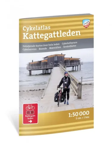 Cykelatlas Kattegattleden 1:50 000