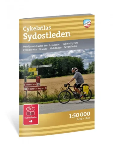 Cykelatlas Sydostleden 1:50 000