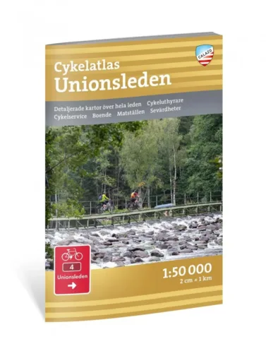 Cykelatlas Unionsleden 1:50 000