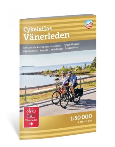 Cykelatlas Vänerleden 1:50 000