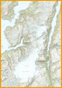Turkart Hardangervidda vest, Trolltunga & Folgefonna 1:50 000 matkakaart