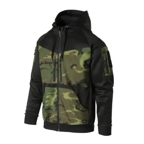 Helikon-Tex ROGUE Hoodie (FullZip) - Black/ERDL – Black / ERDL