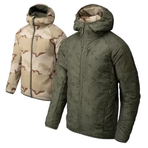 Helikon-Tex Reversible Wolfhound Hoodie Jacket® - Windpack - Desert Night Camo/US Desert – Desert Night Camo / US Desert