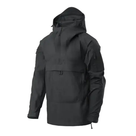 Helikon-Tex Tracer Anorak Jacket - Polycotton Stretch Ripstop – Black