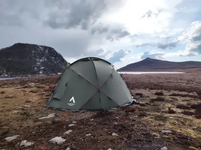 Nortent Gamme 6 köetav kuppeltelk, Armygreen
